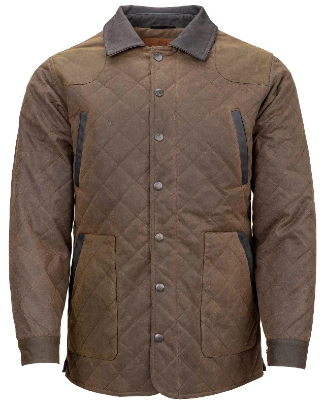 Men jackets with a hidden interior pocket for secure storageMen’s Oilskin Barn Jacket Men jackets with a hidden interior pocket for secure storageMen’s Oilskin Barn Jacket