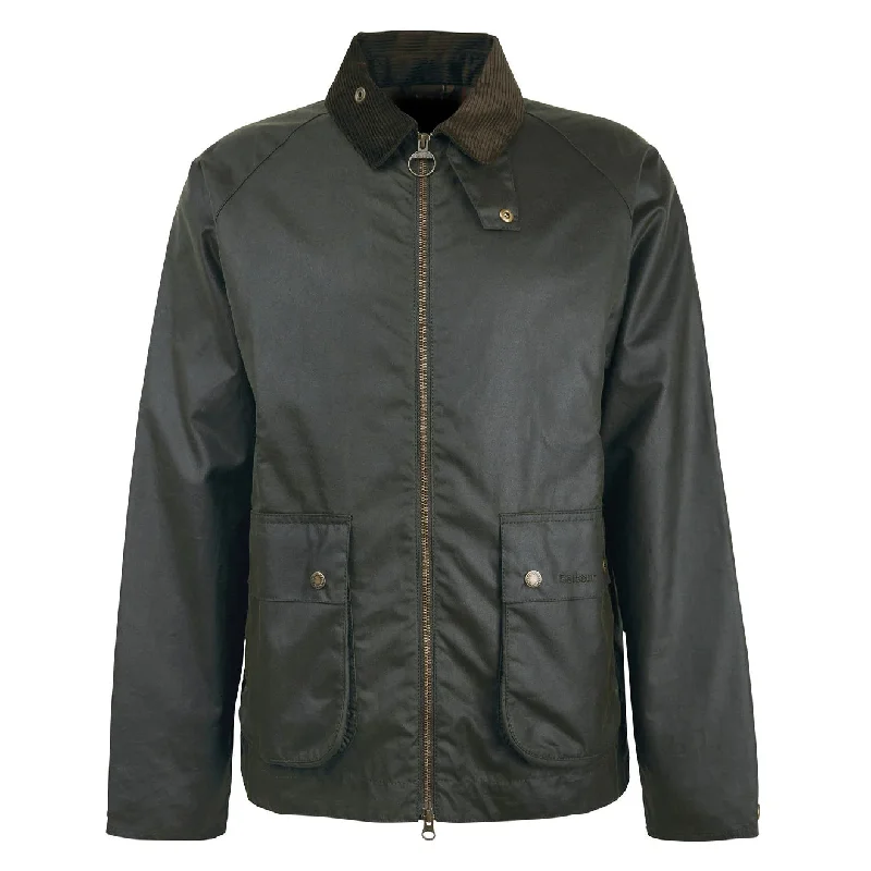 Down - filled men jackets in bright colors for winter fashionBarbour Bedale Short Wax Jacket Fern Down - filled men jackets in bright colors for winter fashionBarbour Bedale Short Wax Jacket Fern