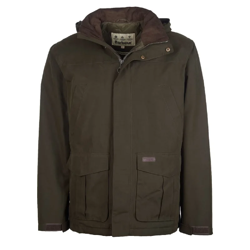 Men jackets with a media - friendly pocket for easy access to gadgetsBarbour Brockstone Jacket Dark Olive Men jackets with a media - friendly pocket for easy access to gadgetsBarbour Brockstone Jacket Dark Olive