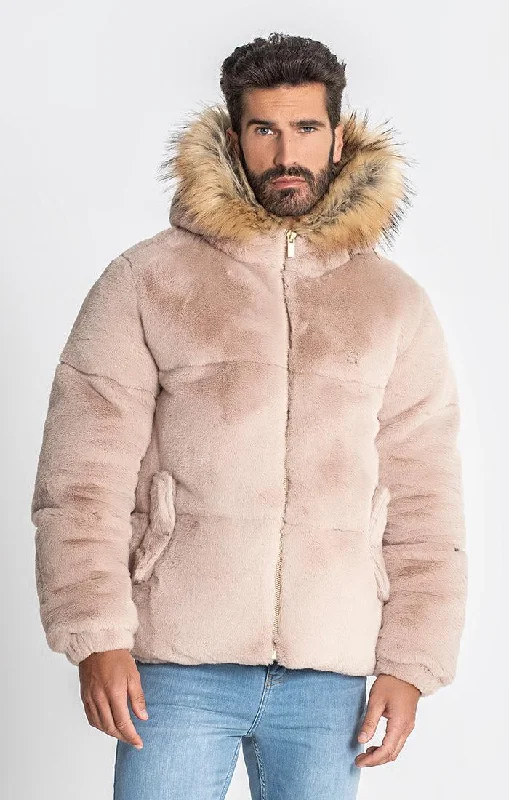 Beige Arctic Sherpa Jacket