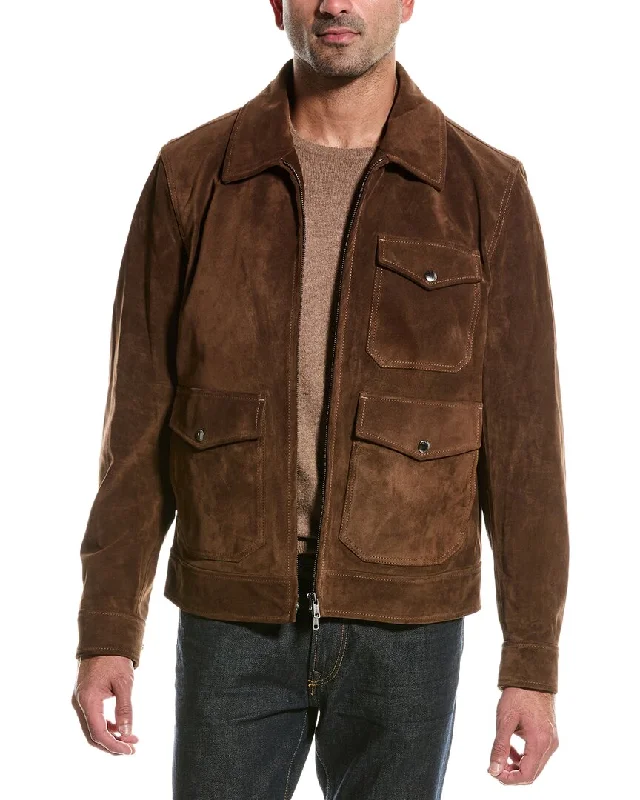 Tailored men jackets to pair with formal trousers for business meetingsTodd Snyder Suede Aviator Jacket Tailored men jackets to pair with formal trousers for business meetingsTodd Snyder Suede Aviator Jacket