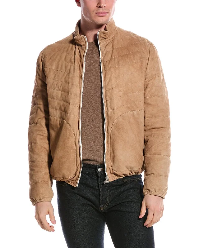 Tailored men jackets to pair with formal trousers for business meetingsBrunello Cucinelli Leather Jacket Tailored men jackets to pair with formal trousers for business meetingsBrunello Cucinelli Leather Jacket
