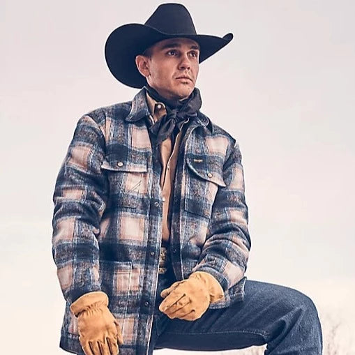 Lightweight men jackets made from recycled nylon for eco - friendly travelWrangler Men's Quilt Lined Flannel Shirt Jacket Lightweight men jackets made from recycled nylon for eco - friendly travelWrangler Men's Quilt Lined Flannel Shirt Jacket
