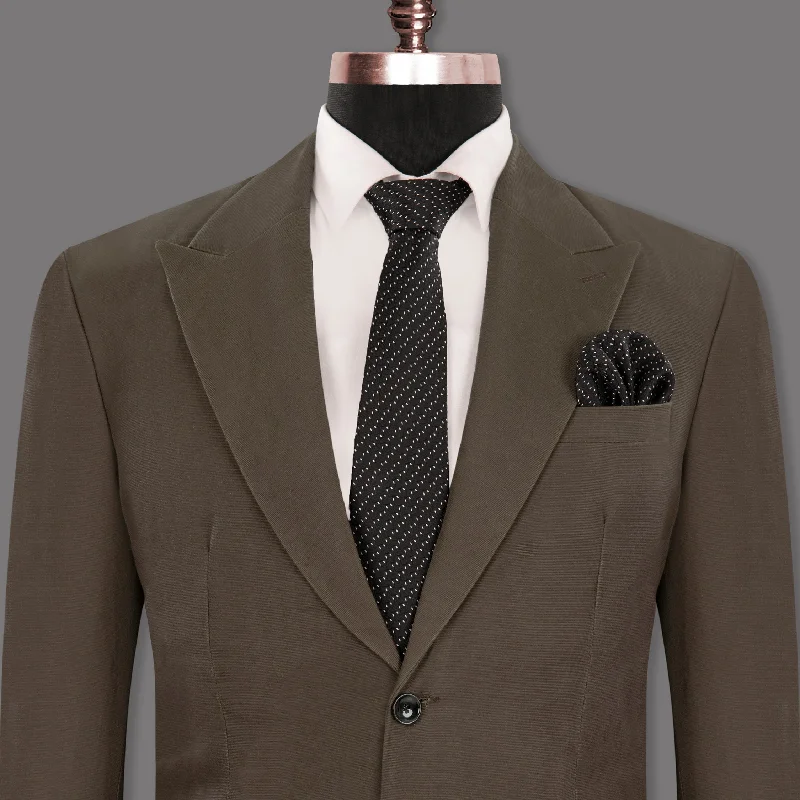 Emperor Brown Premium Cotton Blazer