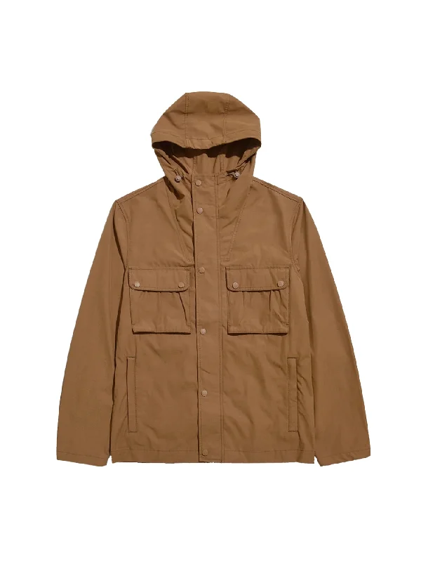 Hooded men jackets with a detachable faux - fur trim for added warmthFarah Mens Jay Lightweight Parka Jacket Hooded men jackets with a detachable faux - fur trim for added warmthFarah Mens Jay Lightweight Parka Jacket