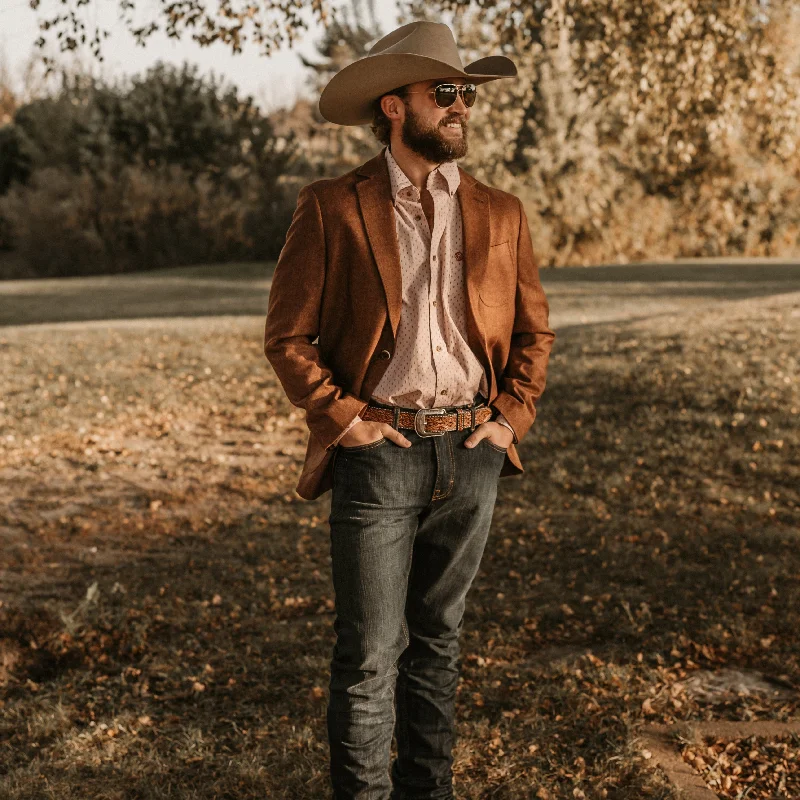 Waterproof men jackets with taped seams for heavy rain protectionFlynt Western Men's Bateman Sport Jacket in Mojave Rust Waterproof men jackets with taped seams for heavy rain protectionFlynt Western Men's Bateman Sport Jacket in Mojave Rust
