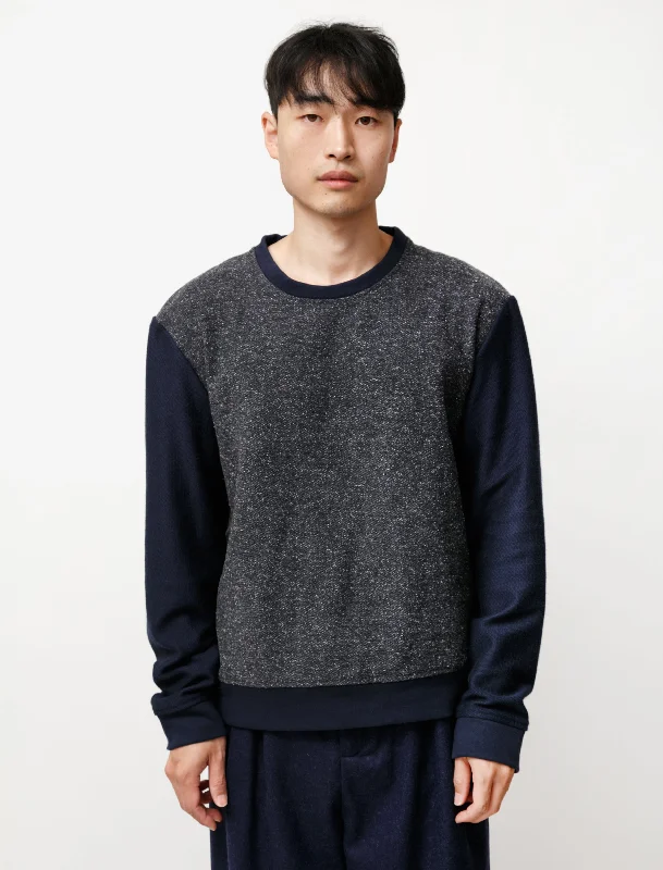Polyester blend men's knit tops for durability​Sweatshirt Cotton Mix