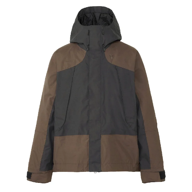 Lightweight men jackets made from recycled nylon for eco - friendly travelGoldwin Pertex Unlimited 2L Jacket Jet Brown / Black Lightweight men jackets made from recycled nylon for eco - friendly travelGoldwin Pertex Unlimited 2L Jacket Jet Brown / Black