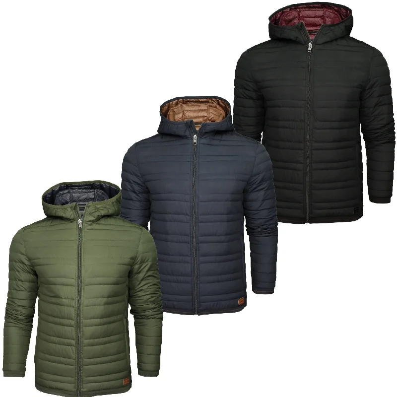 Checkered men jackets in a plaid pattern for a preppy appearanceJack & Jones Mens Hooded Lightweight Jacket / Coat 'Luke' Checkered men jackets in a plaid pattern for a preppy appearanceJack & Jones Mens Hooded Lightweight Jacket / Coat 'Luke'