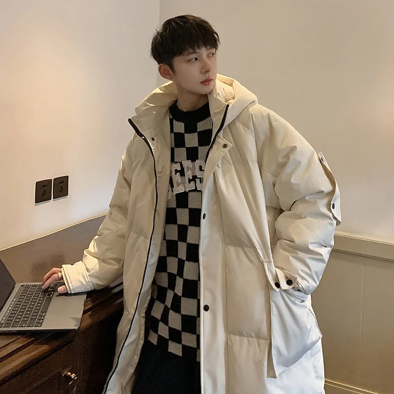 Denim men jackets with embroidered patches for a personalized touchMen's Winter Mid-length Thick Warm Jacket Denim men jackets with embroidered patches for a personalized touchMen's Winter Mid-length Thick Warm Jacket