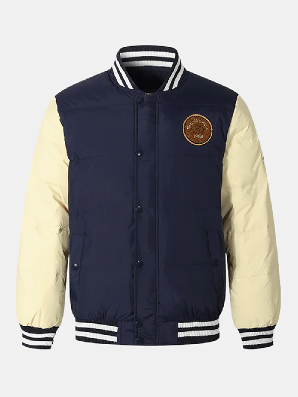 Windbreaker men jackets with UV protection for outdoor activitiesMens Winter Thickened Patchwork Stand Collar Buttons Jacket Windbreaker men jackets with UV protection for outdoor activitiesMens Winter Thickened Patchwork Stand Collar Buttons Jacket
