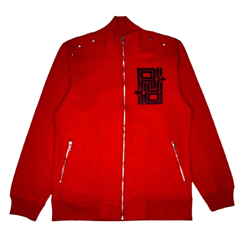 Tailored men jackets to pair with formal trousers for business meetingsMen's Zip-Up Jacket In Red Tailored men jackets to pair with formal trousers for business meetingsMen's Zip-Up Jacket In Red