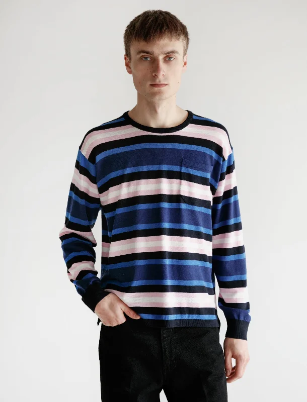 Camouflage - print men's knit tops for an outdoorsy styleHennessy Long Sleeve Multi Stripe Camouflage - print men's knit tops for an outdoorsy styleHennessy Long Sleeve Multi Stripe