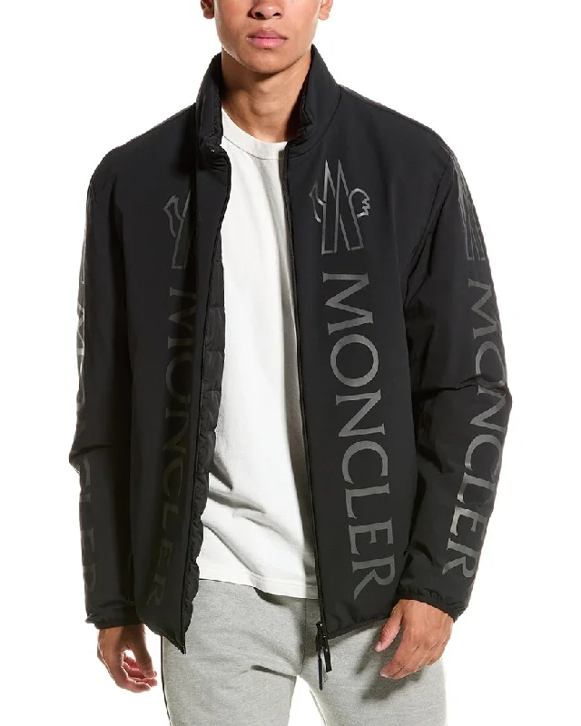 Hooded men jackets with a detachable faux - fur trim for added warmthMoncler Reversible Down Jacket Hooded men jackets with a detachable faux - fur trim for added warmthMoncler Reversible Down Jacket