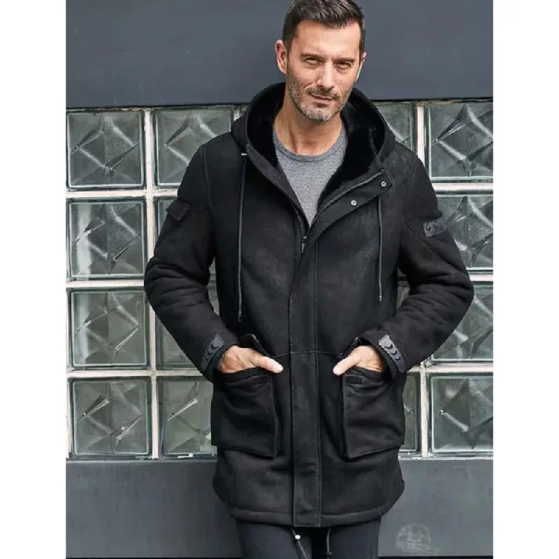 Embroidered men jackets with intricate floral designs for a unique aestheticNew Winter Outwear Long Black Leather Jacket Embroidered men jackets with intricate floral designs for a unique aestheticNew Winter Outwear Long Black Leather Jacket