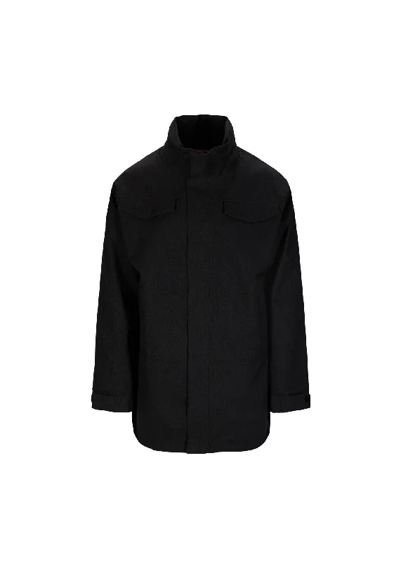 Plus - size men jackets with adjustable drawstrings for a comfortable fitNordavind Mens Jacket - New Black Plus - size men jackets with adjustable drawstrings for a comfortable fitNordavind Mens Jacket - New Black