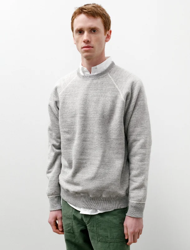 Plus - size men's knit tops for a comfortable fitLoop Wheel Crewneck Sweatshirt Heather Plus - size men's knit tops for a comfortable fitLoop Wheel Crewneck Sweatshirt Heather