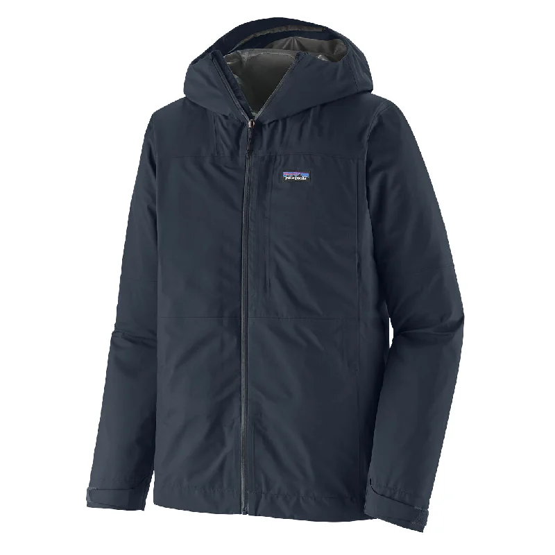 Performance - driven men jackets with breathable fabric for sportsPatagonia Boulder Fork Rain Jacket Smolder Blue Performance - driven men jackets with breathable fabric for sportsPatagonia Boulder Fork Rain Jacket Smolder Blue