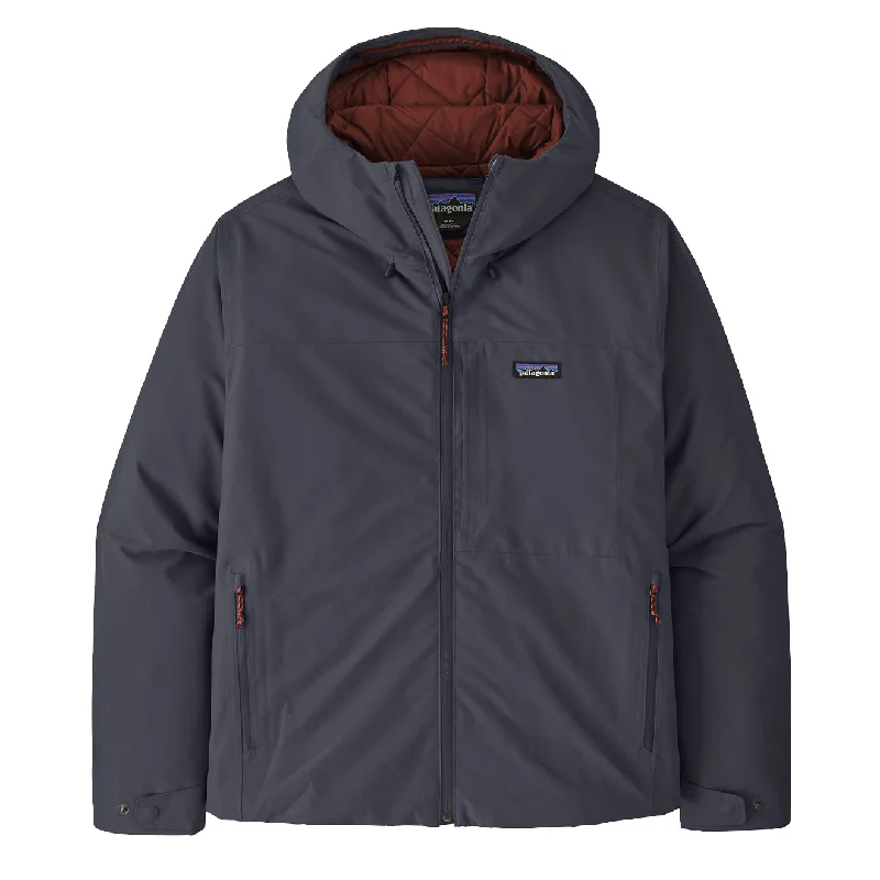 Hooded men jackets with a detachable faux - fur trim for added warmthPatagonia Windshadow Jacket Smolder Blue Hooded men jackets with a detachable faux - fur trim for added warmthPatagonia Windshadow Jacket Smolder Blue