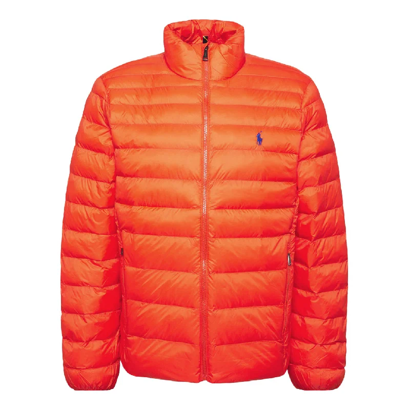 Lightweight men jackets made from recycled nylon for eco - friendly travelPolo Ralph Lauren Terra Quilt Jacket Orange Lightweight men jackets made from recycled nylon for eco - friendly travelPolo Ralph Lauren Terra Quilt Jacket Orange
