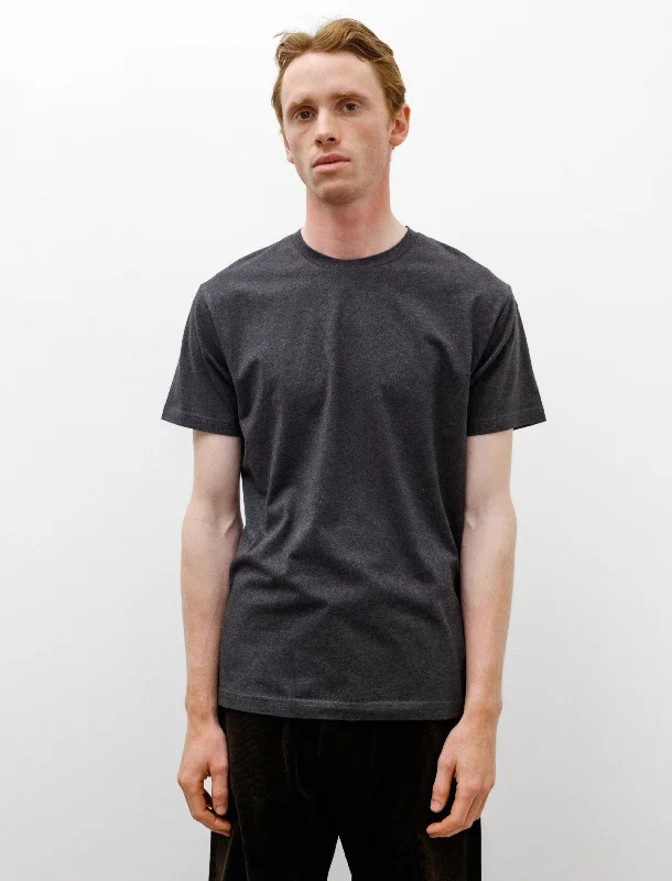 Men's knit tops for outdoor events like barbecues​Riviera T-Shirt Charcoal Melange