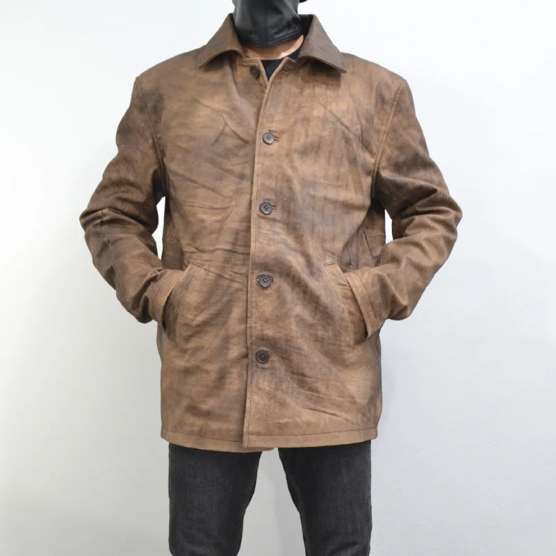 Bomber men jackets with ribbed cuffs for a classic 80s styleSupernatural Dean Winchester Jensen Ackles Leather Car Coat Jacket Bomber men jackets with ribbed cuffs for a classic 80s styleSupernatural Dean Winchester Jensen Ackles Leather Car Coat Jacket