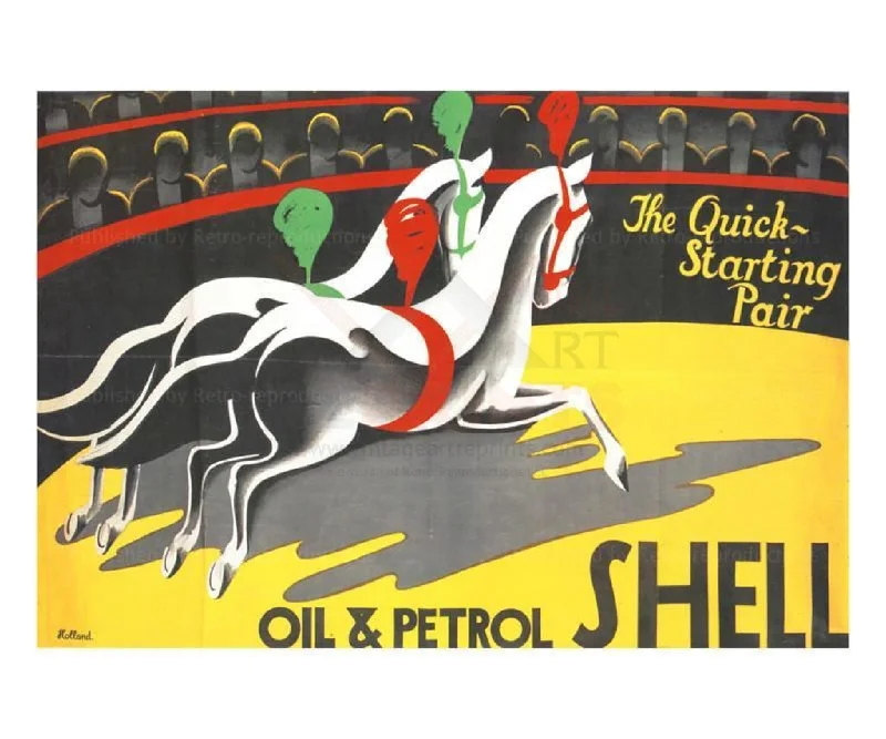 Shell: Quick Starting Circus Horses, 1930