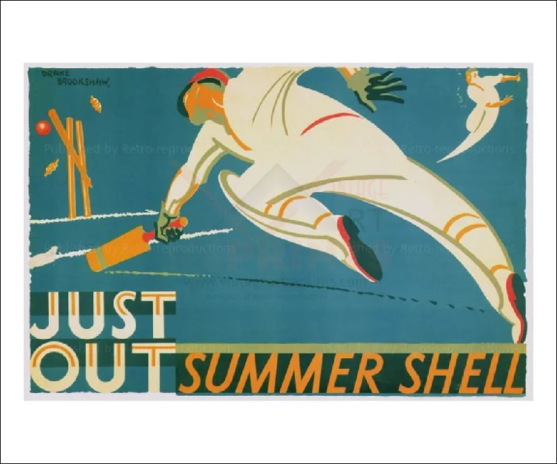 Summer Shell Cricket Player 1933