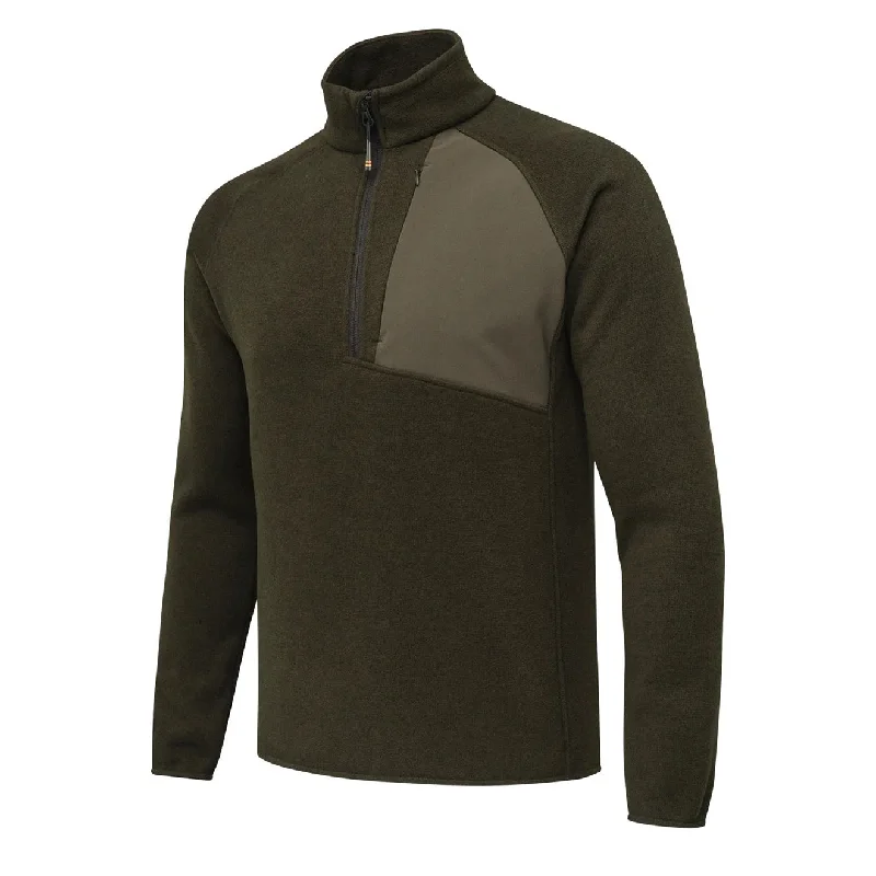 Men fleece - lined denim jackets for a rugged styleBeretta Abisko Half Zip Fleece Green Moss Men fleece - lined denim jackets for a rugged styleBeretta Abisko Half Zip Fleece Green Moss
