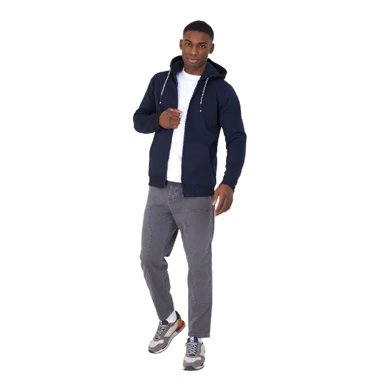 Brave Soul Full Zip Hoodie - Navy