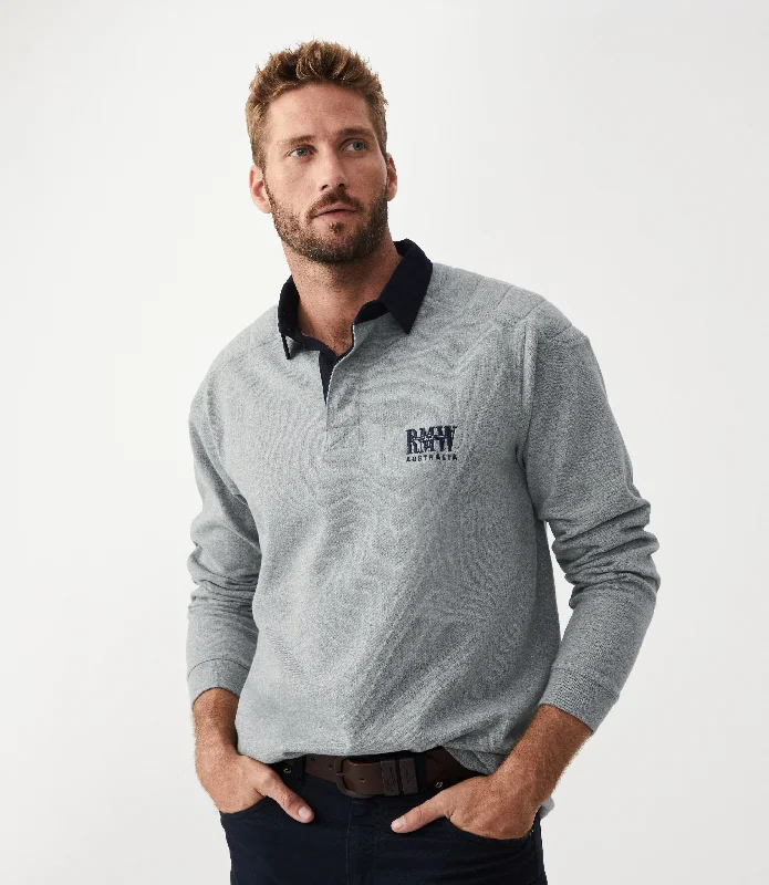 Men fleece lined joggers for cold - weather comfortClassic RMW Rugby - Grey/Navy