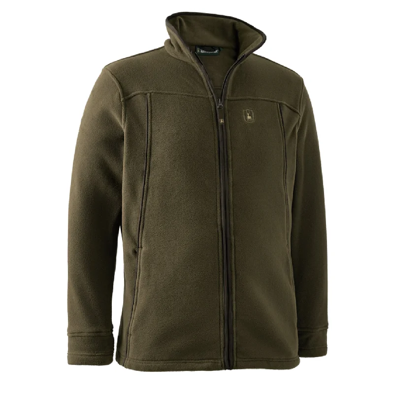 Men fleece - lined denim jackets for a rugged styleDeerhunter Eagle Fleece Jacket Tarmac Green Men fleece - lined denim jackets for a rugged styleDeerhunter Eagle Fleece Jacket Tarmac Green