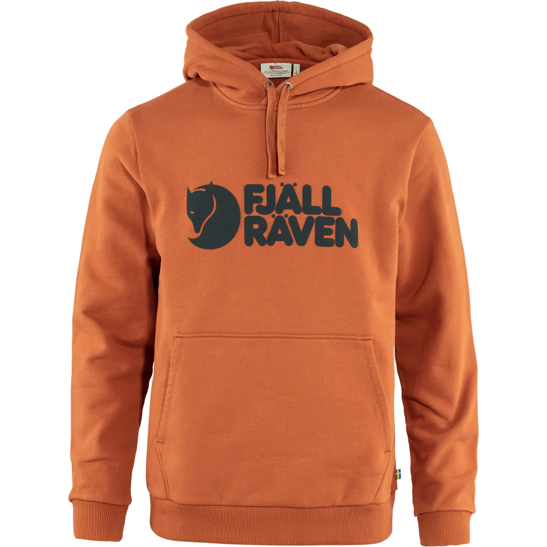 Fjallraven Logo Hoodie - Terracotta Brown