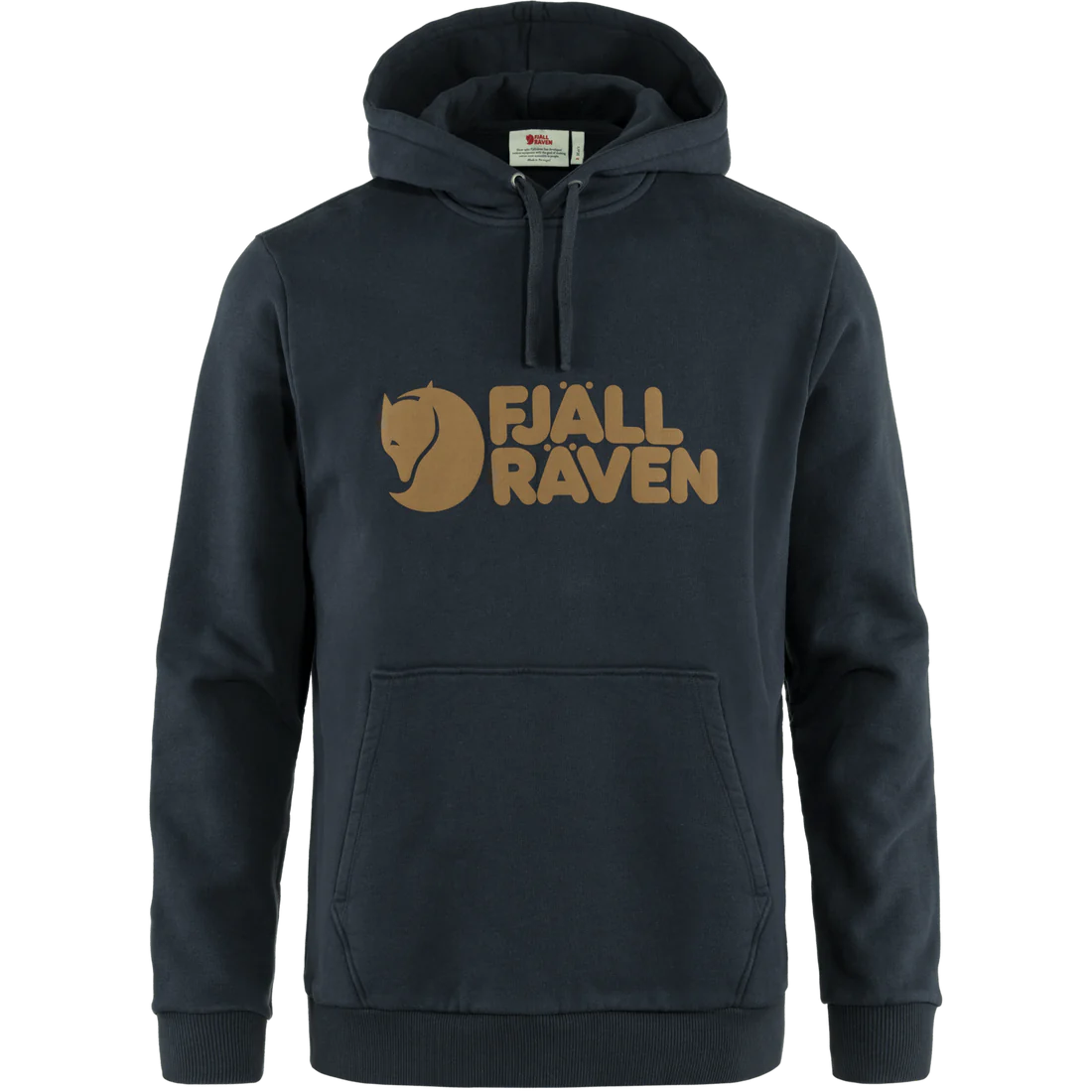 Fjallraven Logo Hoodie - Dark Navy