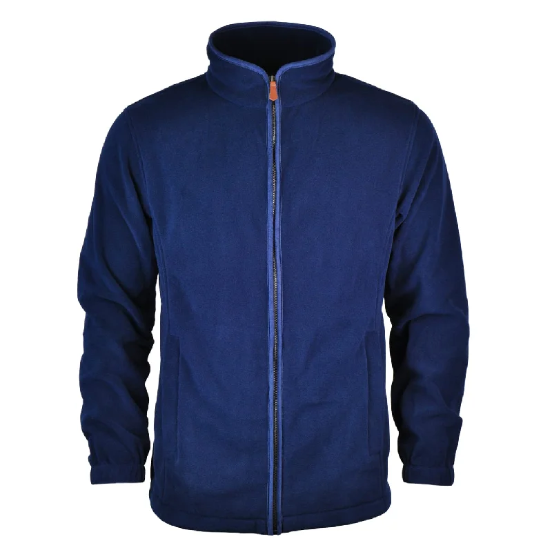 Men fleece bomber jackets with a stylish ribbed collarJames Purdey Lightweight Fleece Jacket Navy Men fleece bomber jackets with a stylish ribbed collarJames Purdey Lightweight Fleece Jacket Navy