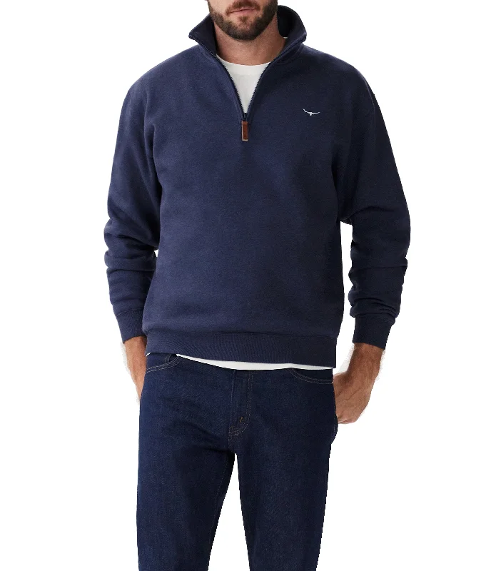 Mulyungarie Fleece - Navy Marle