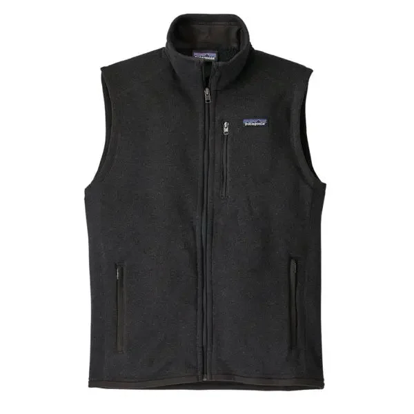 Men fleece zip - up hoodies for outdoor adventuresPatagonia Better Sweater Fleece Vest Black Men fleece zip - up hoodies for outdoor adventuresPatagonia Better Sweater Fleece Vest Black
