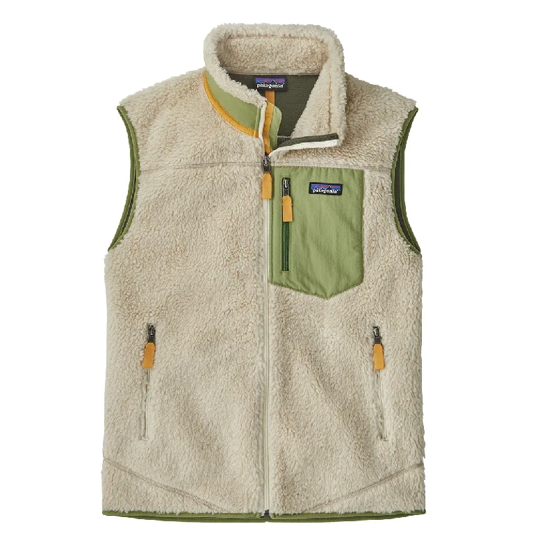 Men fleece - lined denim jackets for a rugged stylePatagonia Classic Retro-X Fleece Vest Dark Natural w/Buckhorn Green Men fleece - lined denim jackets for a rugged stylePatagonia Classic Retro-X Fleece Vest Dark Natural w/Buckhorn Green