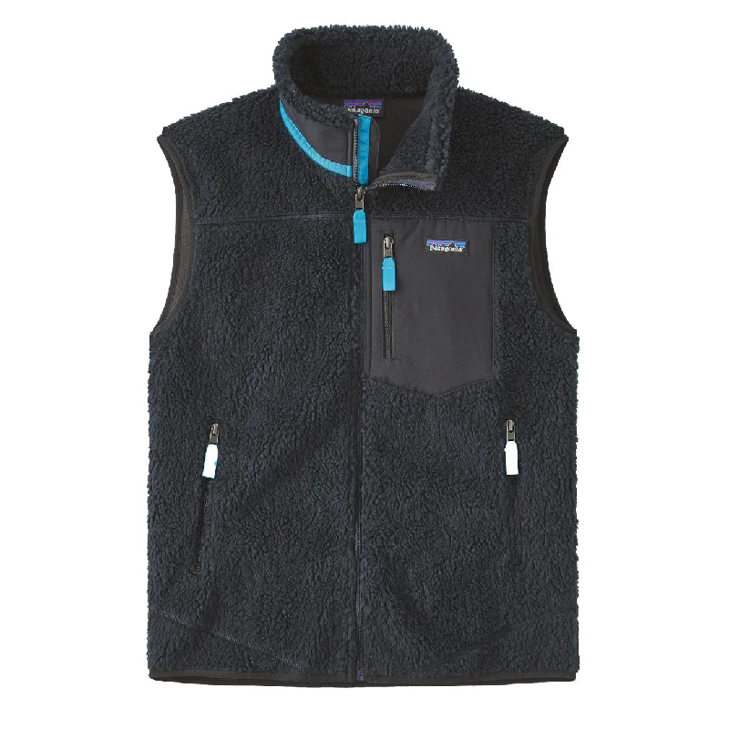 Men fleece tracksuits for athletic training sessionsPatagonia Classic Retro-X Fleece Vest Pitch Blue Men fleece tracksuits for athletic training sessionsPatagonia Classic Retro-X Fleece Vest Pitch Blue