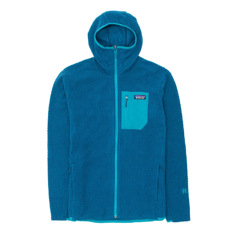 Men fleece thermal shirts for layering in winterPatagonia R1 Air Full Zip Hoody Lagom Blue Men fleece thermal shirts for layering in winterPatagonia R1 Air Full Zip Hoody Lagom Blue