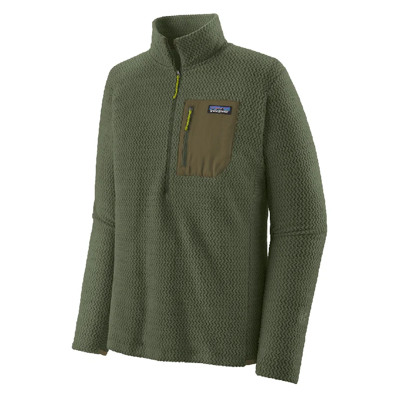 Men fleece - lined work gloves for outdoor laborPatagonia R1 Air Zip Neck Torrey Pine Green Men fleece - lined work gloves for outdoor laborPatagonia R1 Air Zip Neck Torrey Pine Green