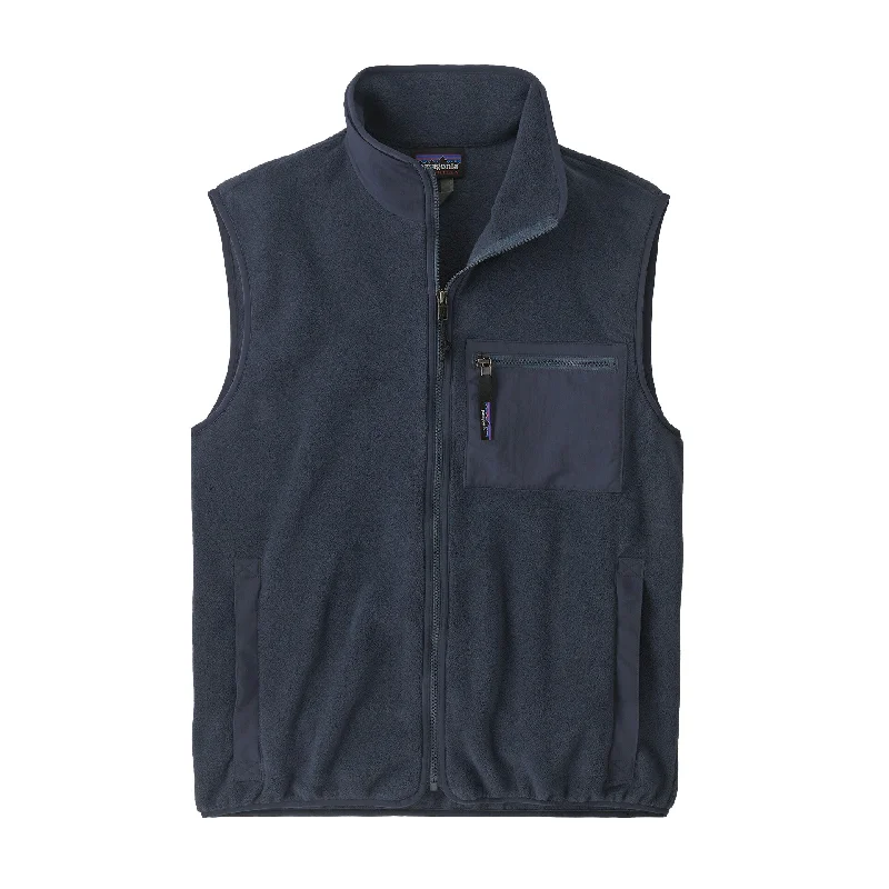 Men fleece quarter - zip pullovers with thumbholesPatagonia Synchilla Fleece Vest Smolder Blue Men fleece quarter - zip pullovers with thumbholesPatagonia Synchilla Fleece Vest Smolder Blue