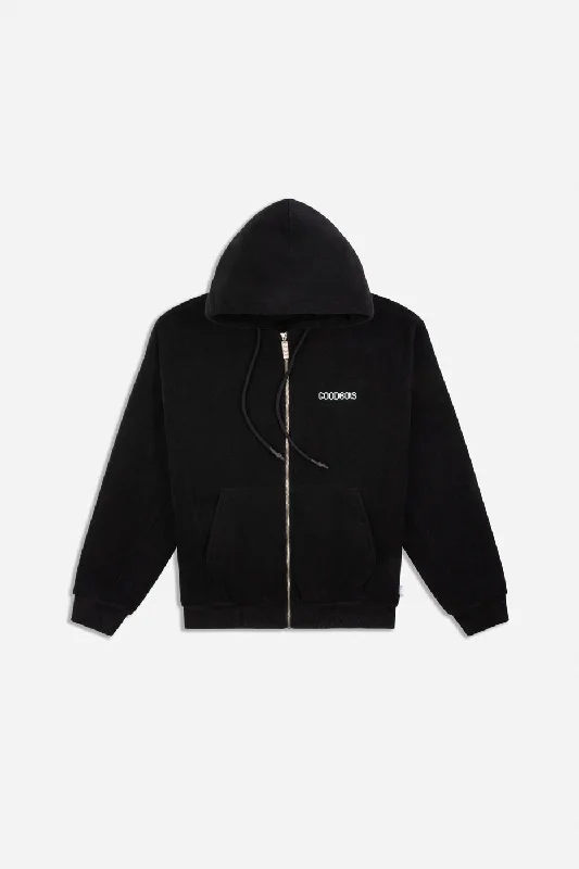 SOLAR FLEECE ZIP HOODY BLACK