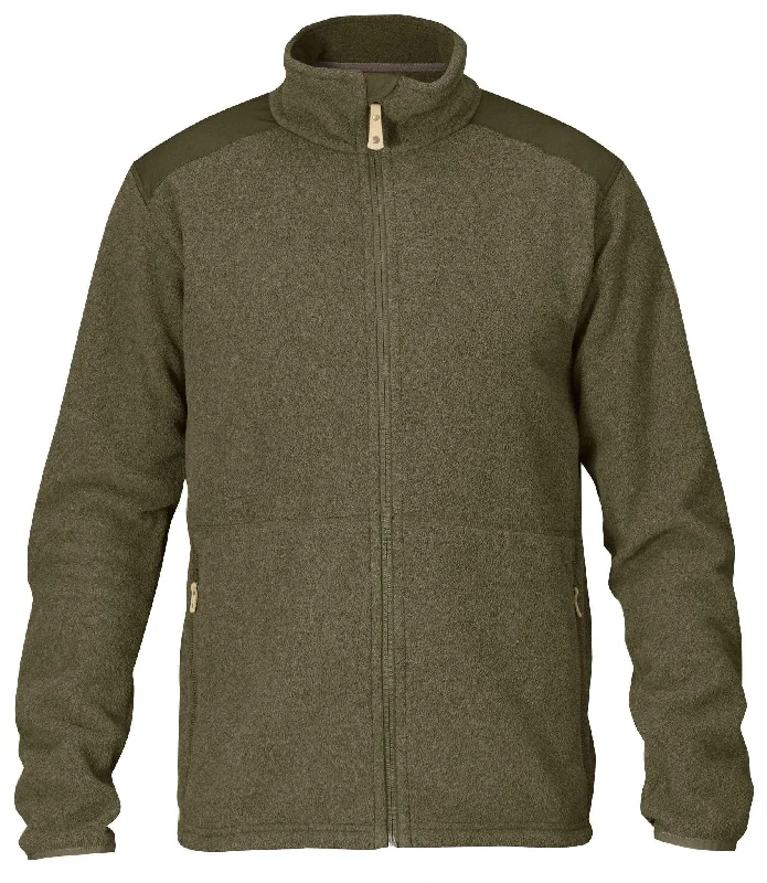 Men fleece beanies with a pom - pom for a trendy lookSten Fleece - Dark Olive