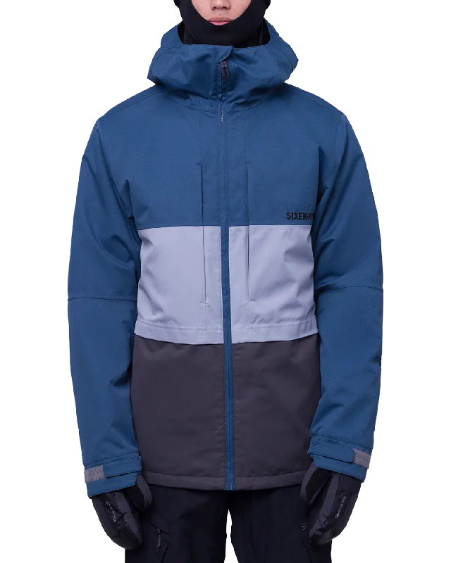 686 Men's Smarty 3 In 1 Form Snow Jacket - Orion Blue Colorblock