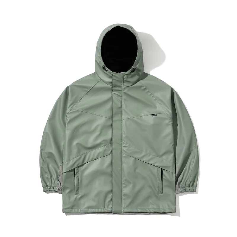 WIDE H HOODED JACKET KHAKI