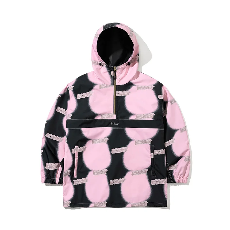 BDT HOODED ANORAK JACKET PINK