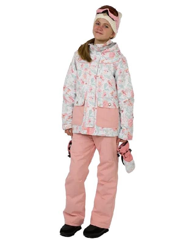 Rojo Elin Girl's Snow Jacket - Royale Snow White - 2023