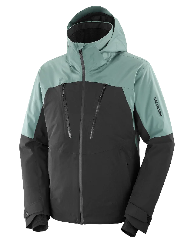 Salomon Brilliant Jacket - Deep Black North Atlantic