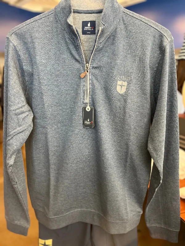 Johnnie-O Sully Quarter Zip in Helios Blue